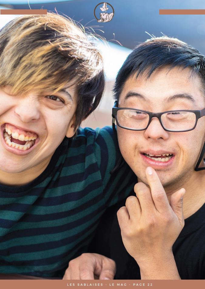 Les Sablaises, le Mag - "Le Yoga du Rire au service des Jeunes en situation de handicap"